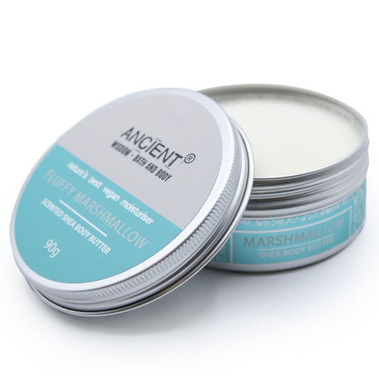 Scented Shea Body Butter 90g - Fluffy Marshmallow